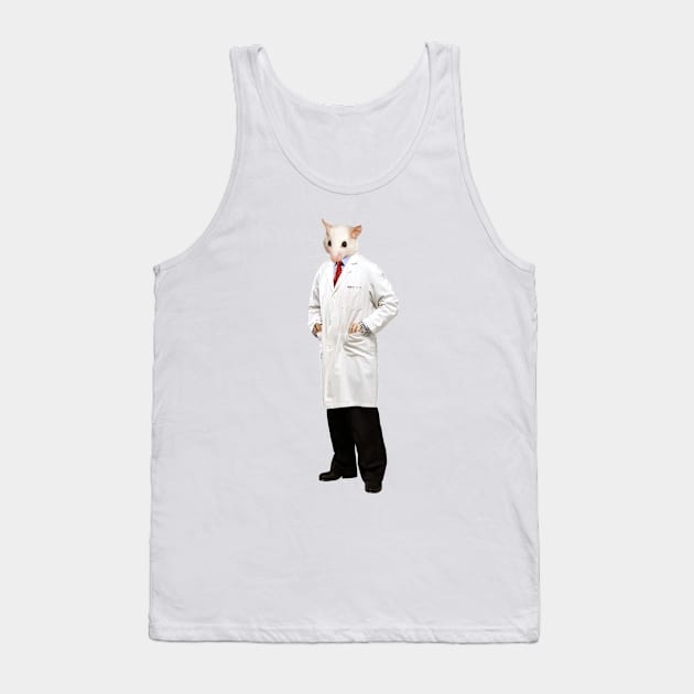 Scientist Mouse Tank Top by MaxencePierrard